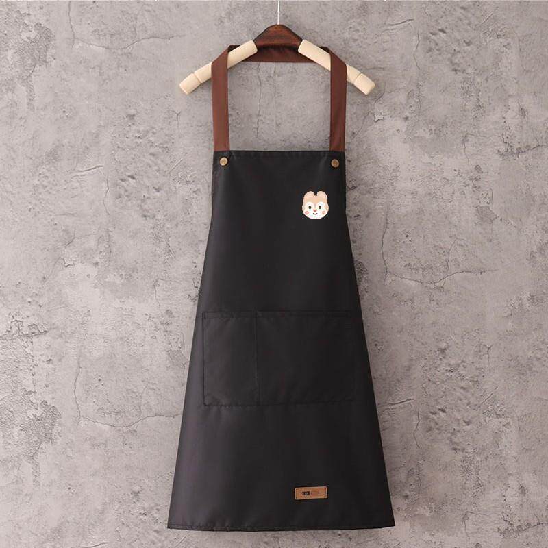 尚E6新款女围裙防水防J油家用厨做饭韩版时房餐y65KrGYB饮工作服