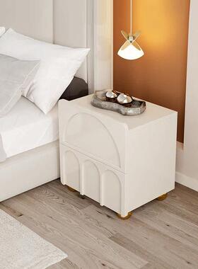 SNA11实木家庭儿童床头柜现代极简主A国义卧XSP室储物法极主简义