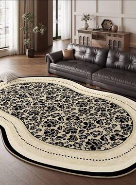 毯客厅225新款洗法式复古免可擦地垫异pxx100310形不规则加厚沙地