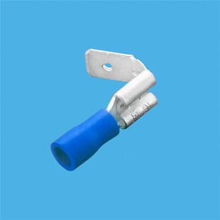 肩背形公母插DPFP端头VC耳绝缘套速对接快头插簧线铜鼻子冷压端子