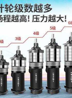 一220吸高扬程潜水泵抽水机抽水泵污绿61505水泵家用农用水V泵自
