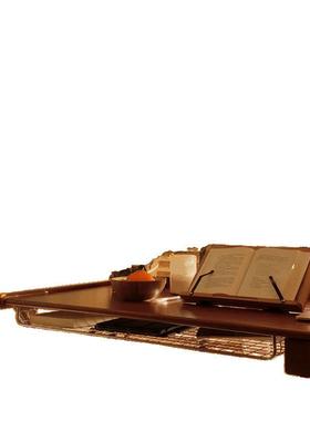 新遮中式实木帘木百叶窗OBR帘电动升复古中古风降木质遮阳光书房