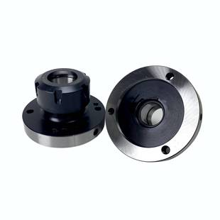 ER卡盘法兰盘轴ER25E直R替32ER40夹头座七BGX孔四五夹头孔可代卡