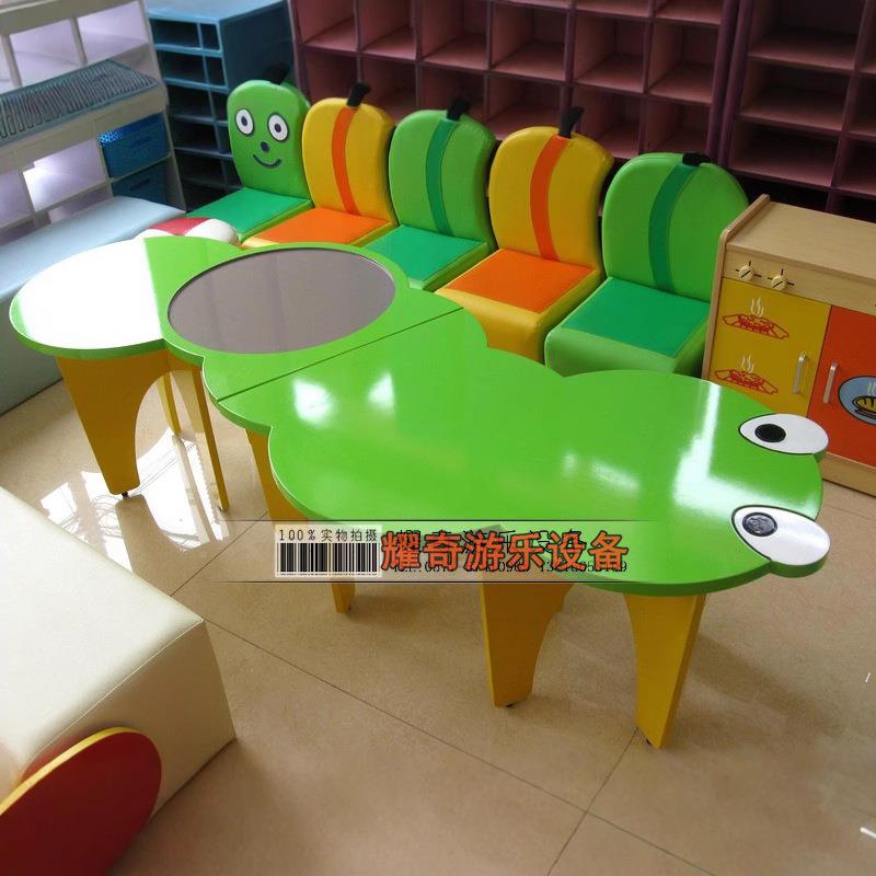 卡通虫虫桌.早教教具.毛毛虫造桌.幼儿园儿童桌DT170722椅.儿童课