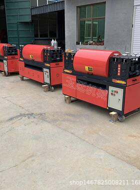 钢双曲管线快速调直机钢架子管调直管除锈刷漆三XJV合一江苏大棚