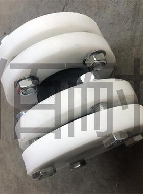 塑料法兰可曲挠胶接头橡PP橡胶软连接避震喉法VZE兰软接头厂家