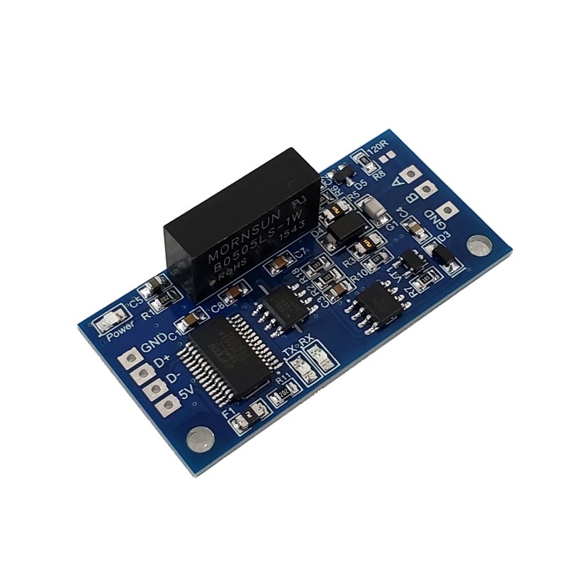 FT232隔离USB转485串口排针FT232RL模块隔离型USB转232串口MCS-83