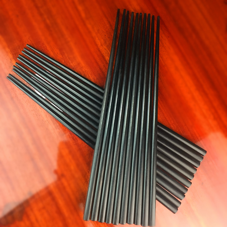 正宗乌木紫光檀筷10双天然防发霉红木高档无漆无蜡木筷子