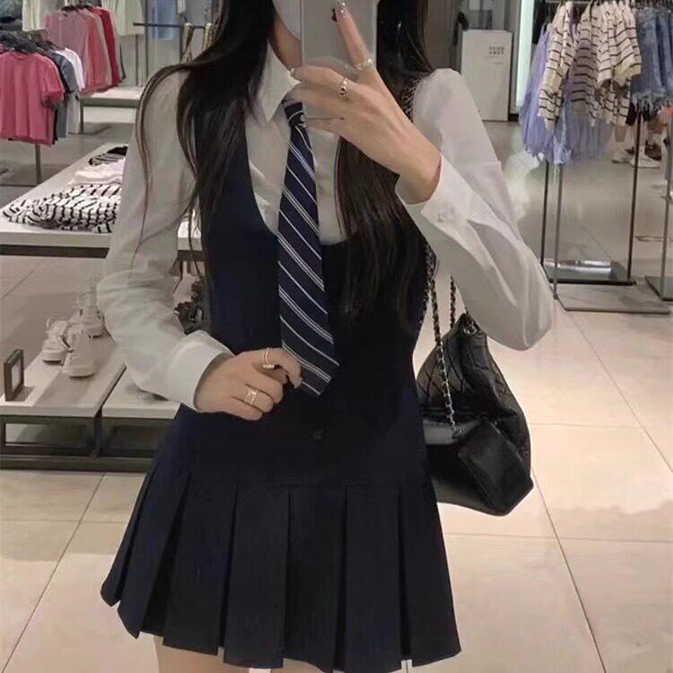 学院风jk制服抱婴袋裙套