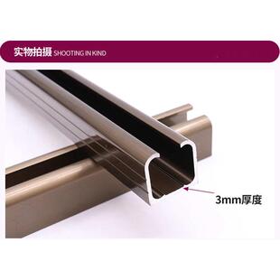 推拉门轨道吊轨轨道滑轮吊门轨道移轮导轨吊门轨道移门