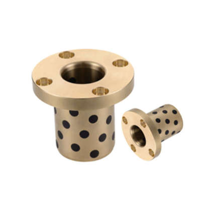 MPTZ圆法兰一体无油石墨耐高温轴承自润滑光衬套耐磨导铜套轴套套