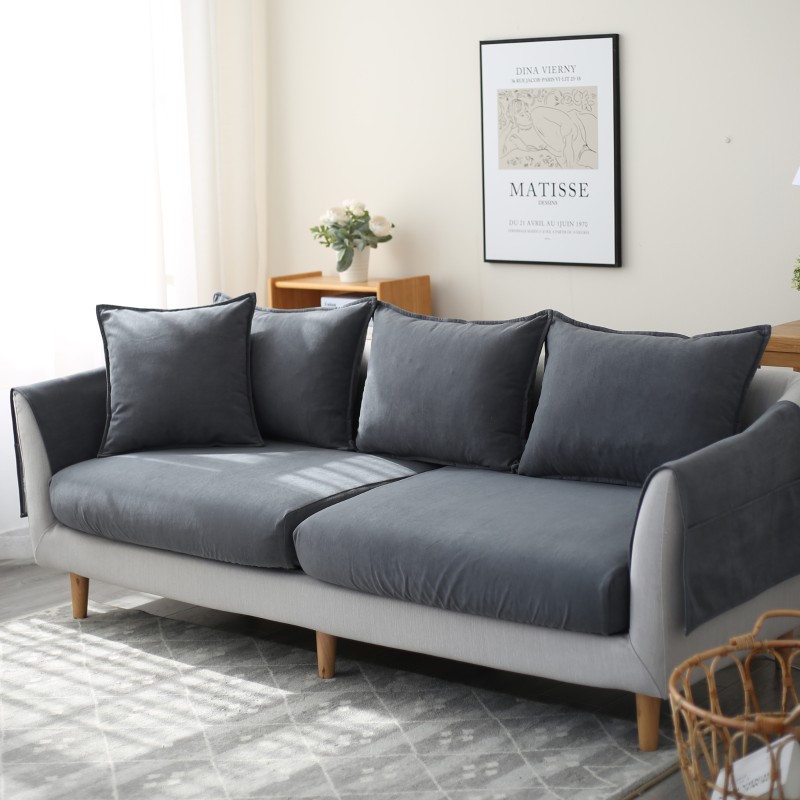 沙发套罩定做冬季暖绒全包防滑套沙发靠背套巾沙发笠垫巾防猫抓