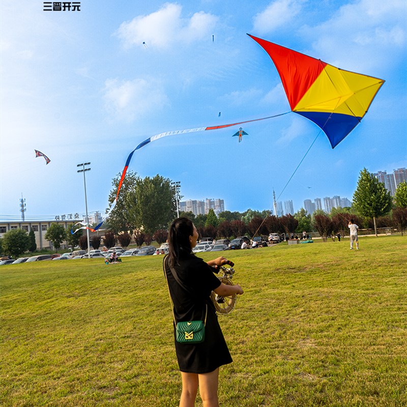 风筝太行山544软伞布微风易飞大型大人