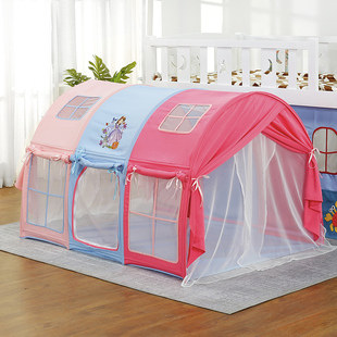 儿童床帐篷床幔男孩室内神器装饰摔防女孩上下床双层床游戏屋分床