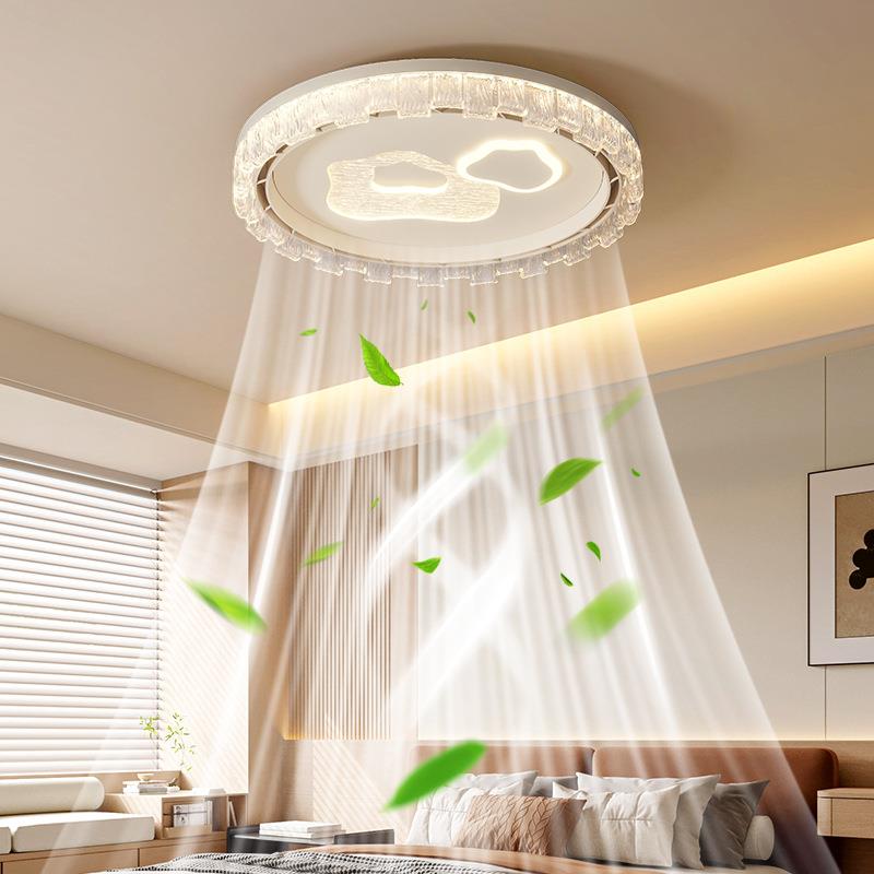 形款全光谱无新叶风扇灯STX电空气净化隐卧室扇灯主卧房间风扇吸