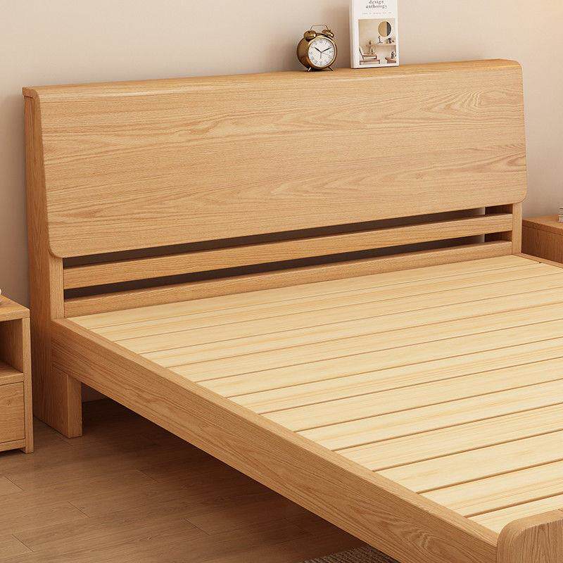 约胡桃木实木床单见详情现代简人床家用双人床经济型出主租房床架