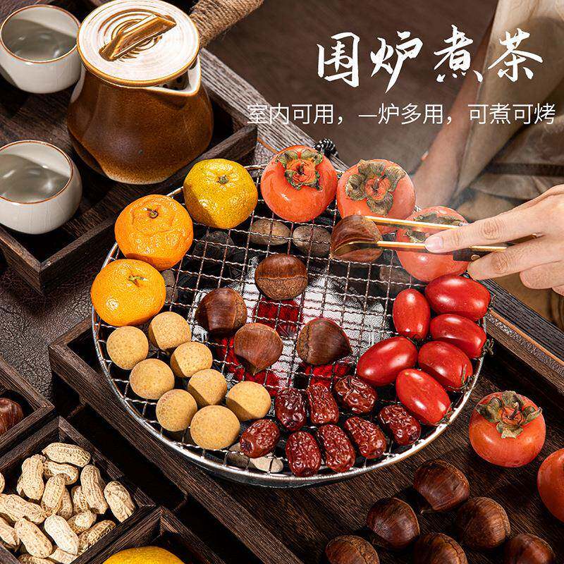 围炉NFZ煮茶火电炉烤炉陶罐罐茶茶陶器家用室内配粗件煮茶壶