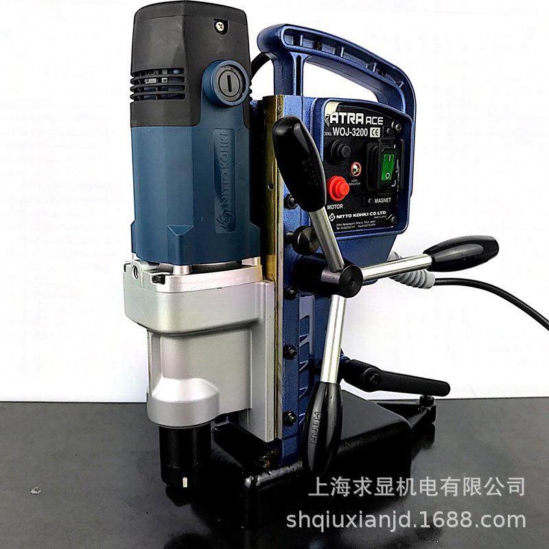 手动式磁力0钻轻便携ERG带空孔心钻机铁钻钢板打设吸备WOJ-320