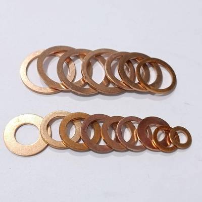 紫铜密封欢垫KHB圈T3温州源紫铜垫片论斤批量出售迎咨星询纯大量