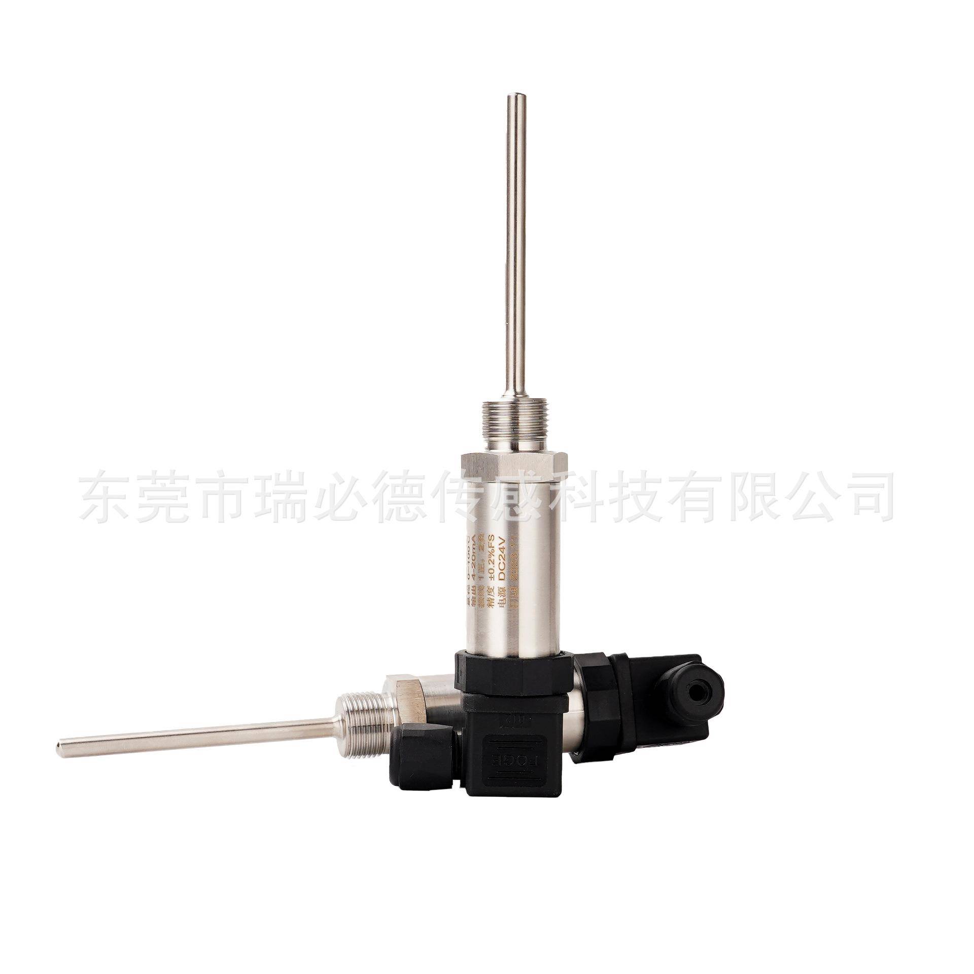 高精度温变送头器探24V供电两线367出制4-20mA输不锈度钢防水壳体