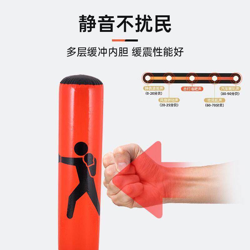 不倒拳击沙袋充气健身人柱式立沙XLQ包成家用翁训练器材儿童器具