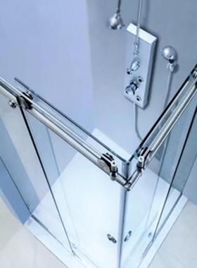 水暖五金配19147件厚璃玻夹层夹板托固定淋浴室加玻璃门紧固夹免