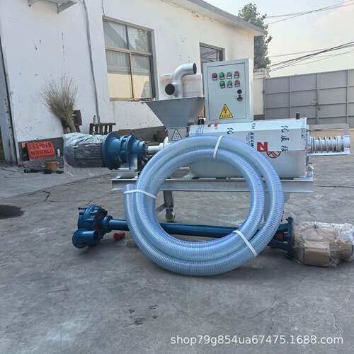 加长全套猪粪牛粪固液干湿分离机 猪粪牛粪鸡粪固液分离机型号