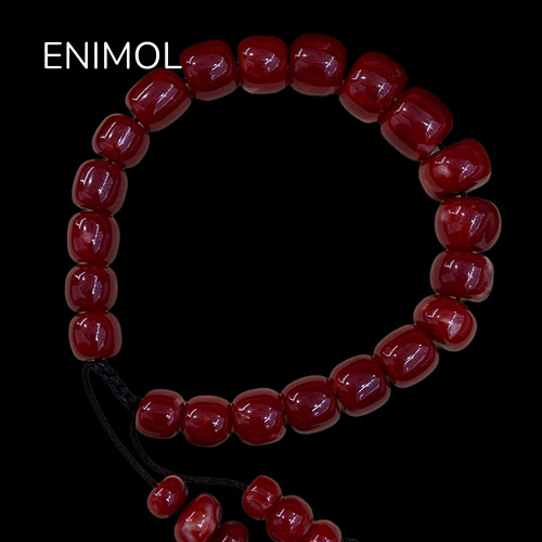 ENIMOL天然阿卡牛血红珊瑚手串