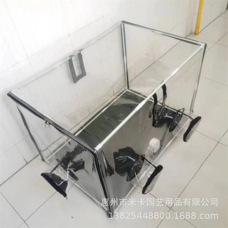 室内温室便携式蘑菇棚生长静物空气盒低成本家庭种植大棚膜透明