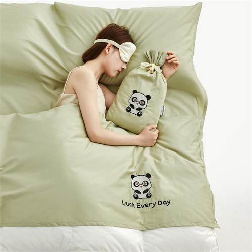 A类100纯棉隔脏睡袋旅游酒店隔脏被套成人宾馆出差单双人防脏睡袋