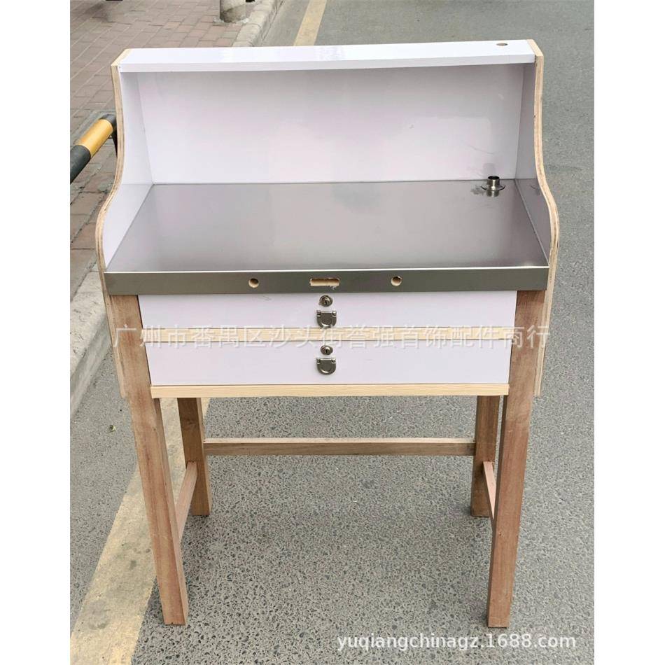 木退镶不锈钢桌面首饰工作台 功夫台 打金台 首饰打金桌子 执模台