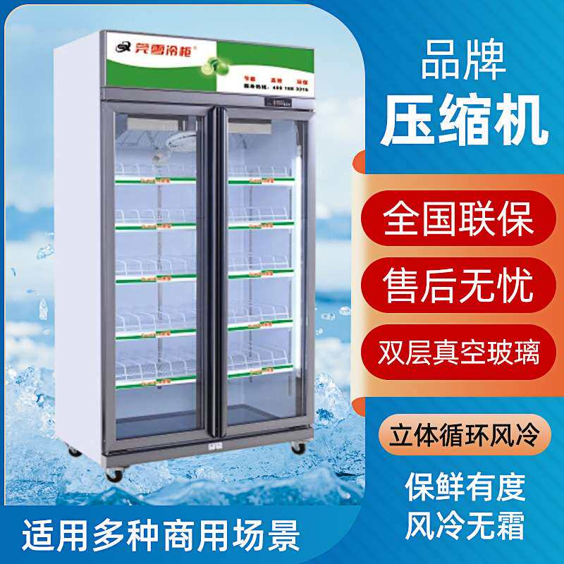 冷藏展示柜啤酒饮料保温水柜立式保鲜便利店超市商用风冷冰箱
