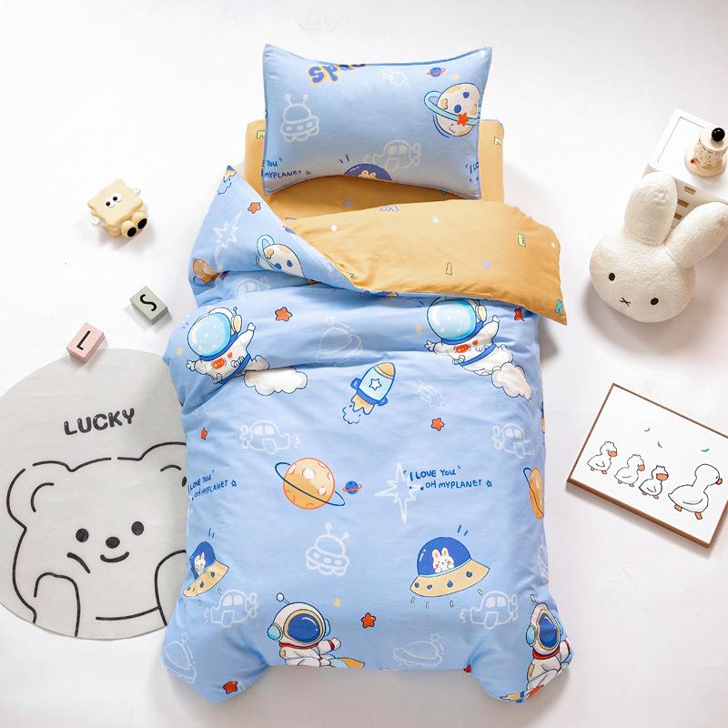 幼儿园被子三件套纯棉被套被褥宝宝儿童入园小被子六件套床上用品