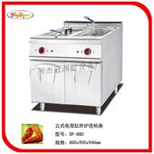 炸锅 电炸炉连柜座 酒店设备 875立式 杰冠DF