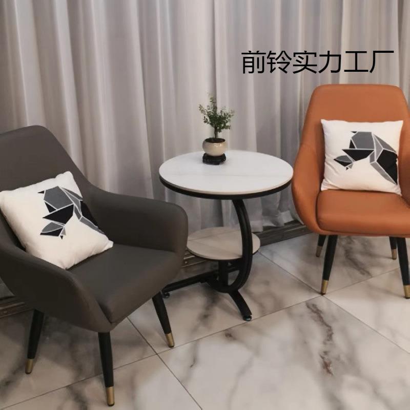 阳台茶桌椅一桌二椅三件套户外桌椅休闲小茶几圆桌子沙发边几网红