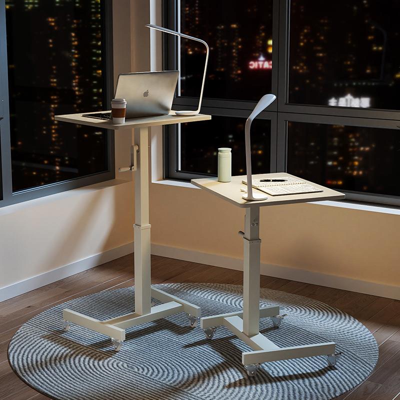 升降桌电脑桌移动书桌学生家用简易学习办公桌写字桌站立式工作台