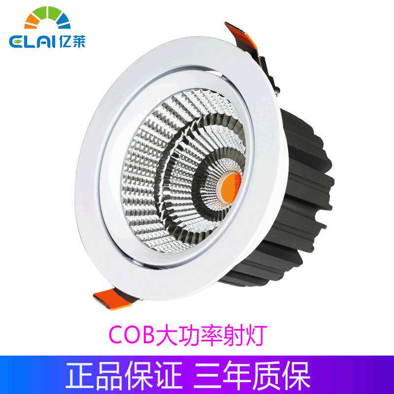 20WCOB天花灯高品质芯片高光效LED射灯带LED省电超亮生鲜专用