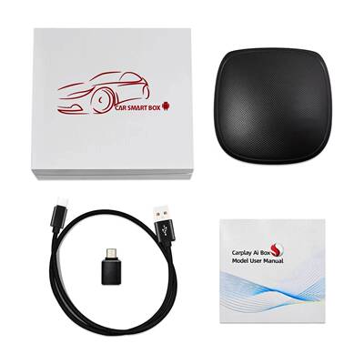新品 智能盒子carplay ai box高通8核4+64G无线carplay转安卓系统