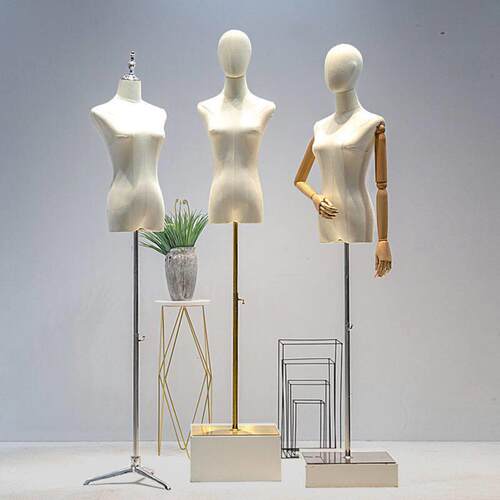 服装店模特道具女半全身女装仿真人台衣服展示架婚纱人体模特半身