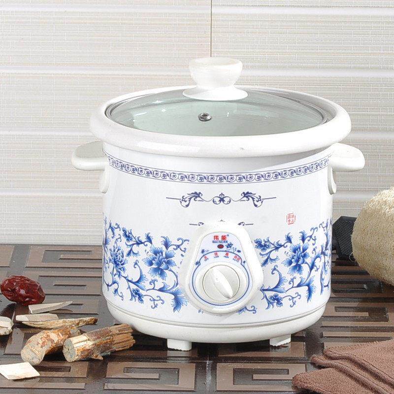 伟能 电炖锅煲汤锅白瓷青花瓷电炖煲 小电器 礼品 赠品