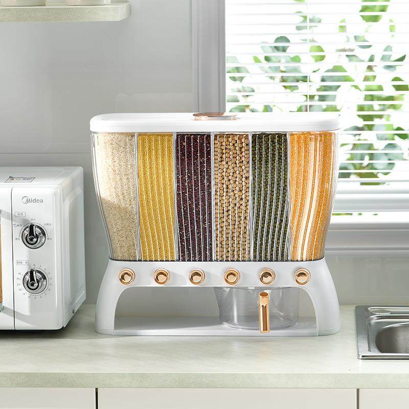 新款米桶五谷杂粮组合收纳盒 防虫防潮密封家用储米箱厨房带盖,电子元器件市场,其它元器件,淘宝优惠券,粉丝福利购,淘宝优惠卷