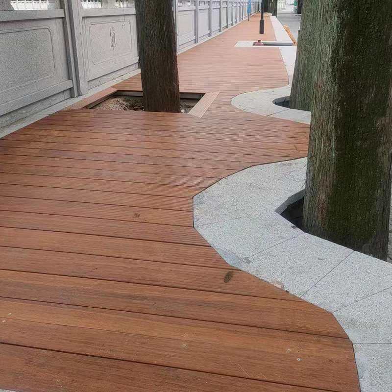 重竹木户外地板防腐木庭院栈道碳化阳台露台公园景观实木户外优选