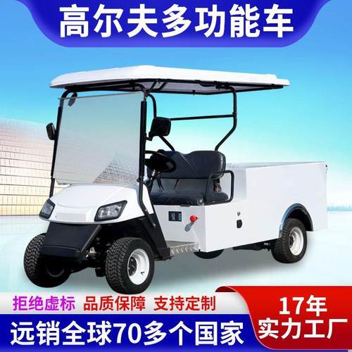 出口电动旅游高尔夫球车景区酒店新能源高尔夫球场游览高尔夫球车