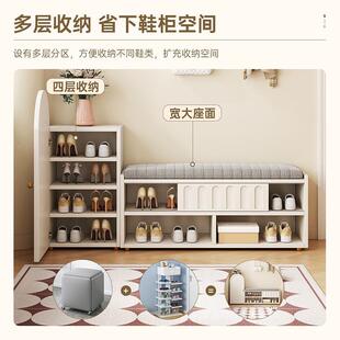 坐定制奶层油门风换鞋凳家用门口52684可坐鞋架入户多鞋柜凳进凳