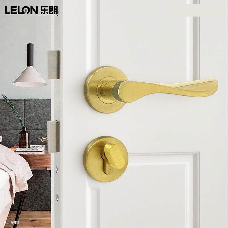室内轻奢房间木门锁静音卧室分体门锁金色门把手家用通用型房门锁,鲜花速递/花卉仿真/绿植园艺,割草机/草坪机,淘宝优惠券,粉丝福利购,淘宝优惠卷