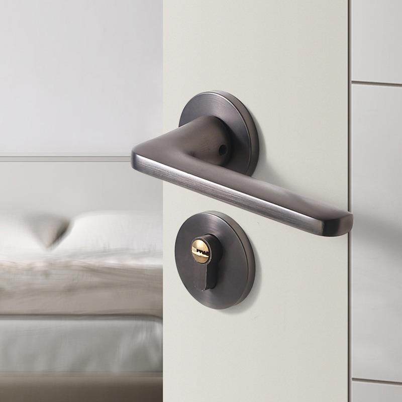 卧室门锁室内木门房间磁吸静音木门把手黑色简约分体厂家直销锁具,鲜花速递/花卉仿真/绿植园艺,割草机/草坪机,淘宝优惠券,粉丝福利购,淘宝优惠卷