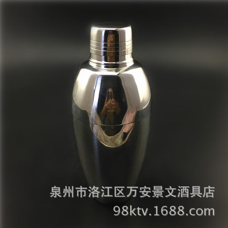 不锈钢调酒壶雪克壶三段式调酒鸡尾酒摇杯摇壶700ml