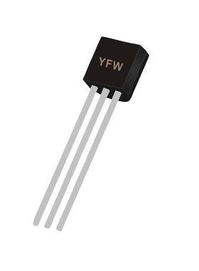 功率三极管 BC237 TO-92封装印字 YFW BC237 YFW/佑风微