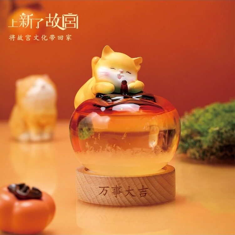 御猫天气瓶预报风暴瓶摆件小夜灯图片