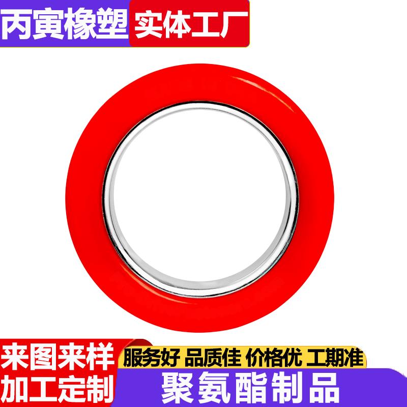 现货镶木地板安装环德式锤子橡胶锤 聚氨酯轮 圆形锤地板安装工具